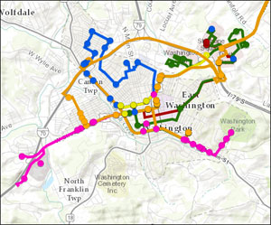 View online route map