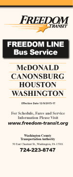 Freedom Line bus schedule