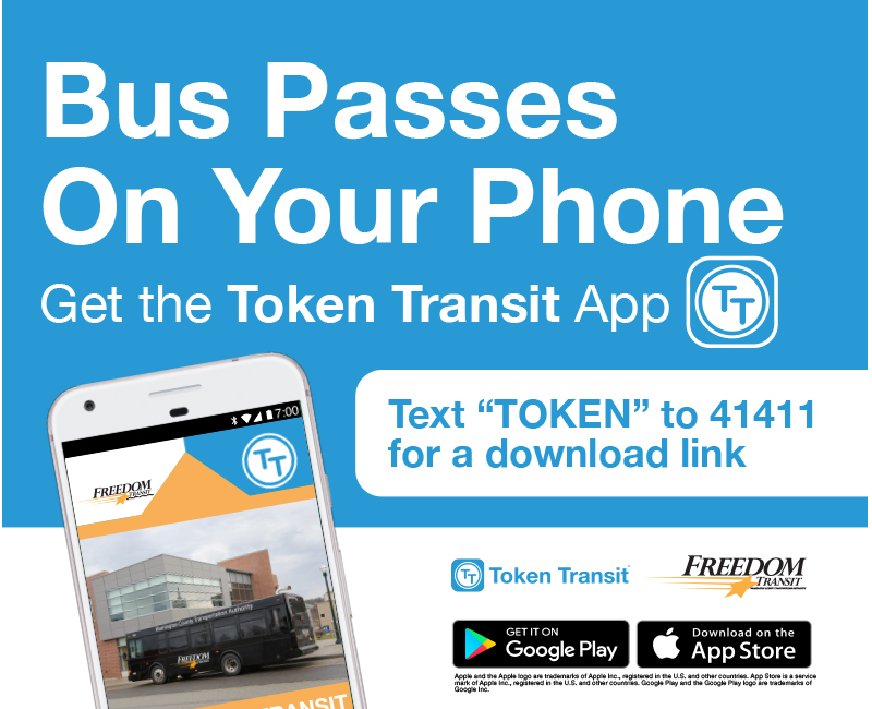 Token Transit now available from Freedom Transit